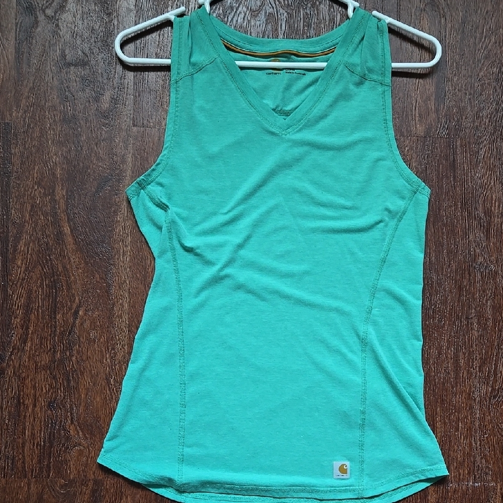 Carhartt Green Women's Tank Top NWOT